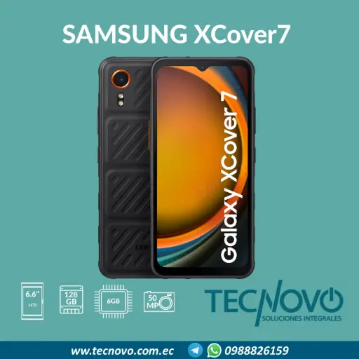 Celular SAMSUNG Galaxy XCover7 6GB 128GB 5G