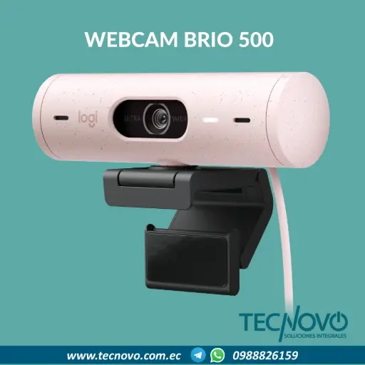 Cámara Web LOGITECH BRIO 500 FULL HD HDR ULTRA WIDE 