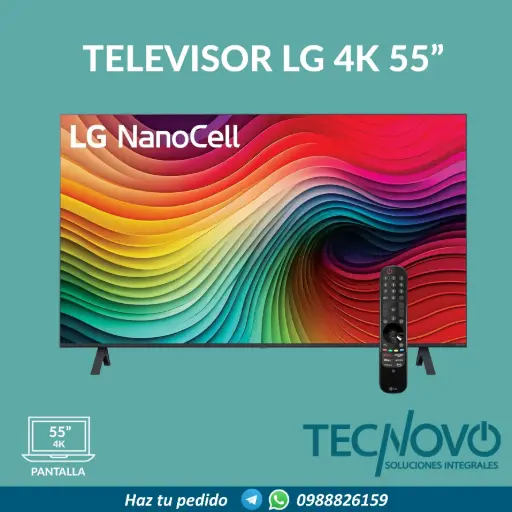 Televisor LG UHD Nano Cell Thinq-Magic 4K 55"