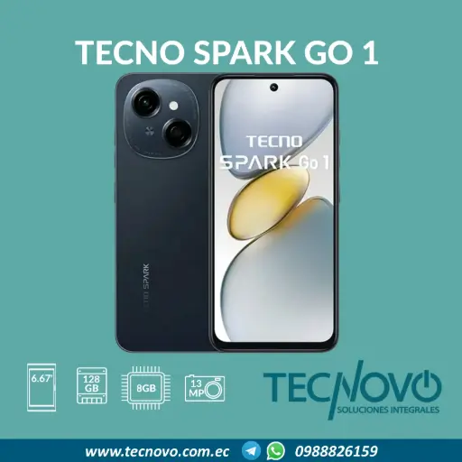 Celular TECNO Spark Go 1 8GB(4GB+4GB) / 128GB