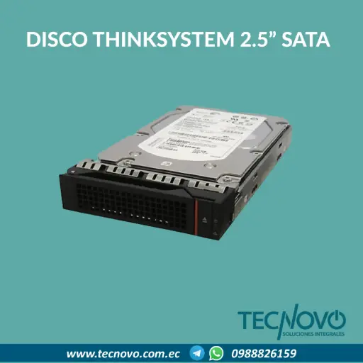Disco ThinkSystem 2.5" VA 960GB RI SATA HS V2 DISCO 