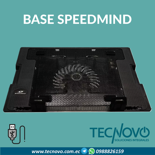 Ventilador SPEEDMIND 5 niveles 2 USB