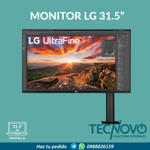 Monitor LG 32UN880K-B 31.5" 4K IPS ERGO 