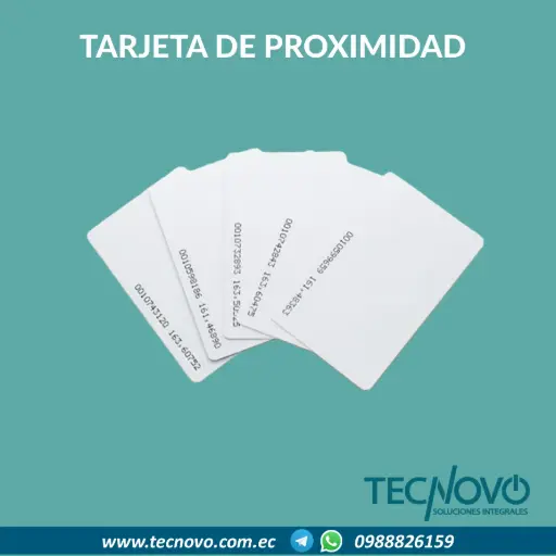 Tarjetas PVC de proximidad para control de acceso y asistencia