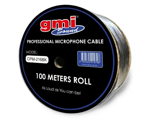 Cable para micrófono GMI SOUND Stéreo Profesional (ROLLO 100MT)