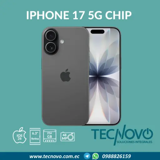 Celular Apple Iphone 17 256GB 5G CHIP