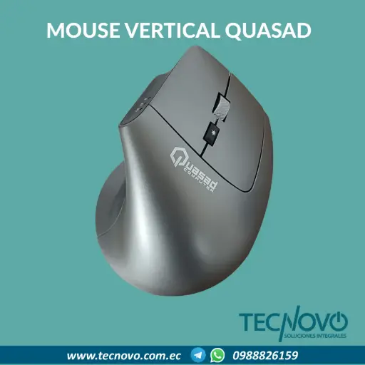 Mouse QUASAD QME-V10 inalámbrico Vertical