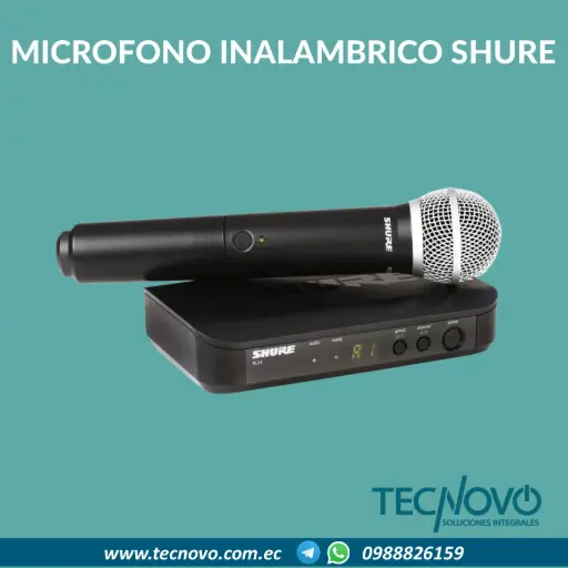 Micrófono inalámbrico SHURE PG58