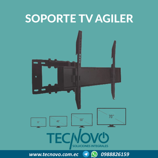 Soporte TV AGILER AGI-WM07 de 32"-70" con brazo