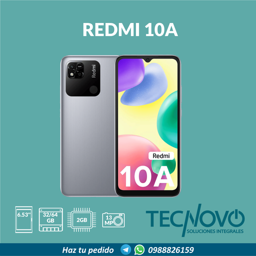 Celular Xiaomi Redmi 10A 2GB/32GB