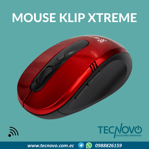 Mouse KLIP XTREME KMW-330RD Inalámbrico