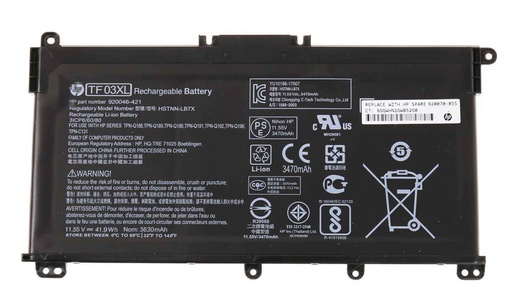 Batería HP TF03XL Interna Original