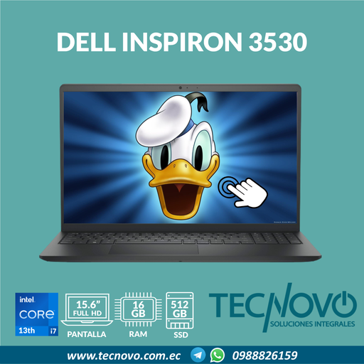 Laptop DELL Inspiron 3530 I7-1355U 16GB 1TB SSD 15,6" FHD TACTIL
