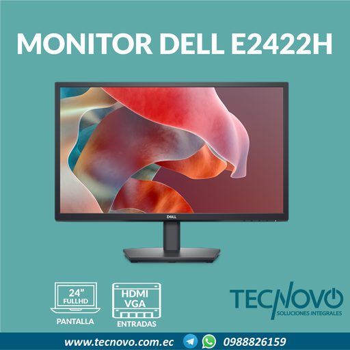 Monitor DELL E2422H Full HD 24"