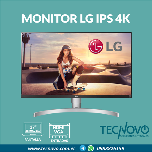 Monitor LG 27UP650W Gaming UHD 4K 27" IPS