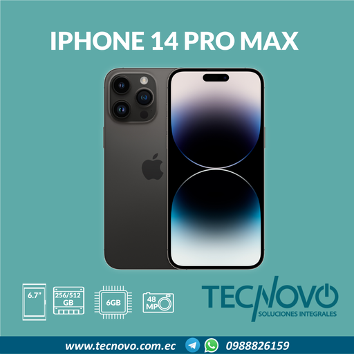 Celular Apple IPhone 14 Pro Max 256GB (OPEN BOX)